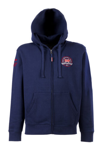 Felpa con cappuccio blu navy originale 1000 Miglia