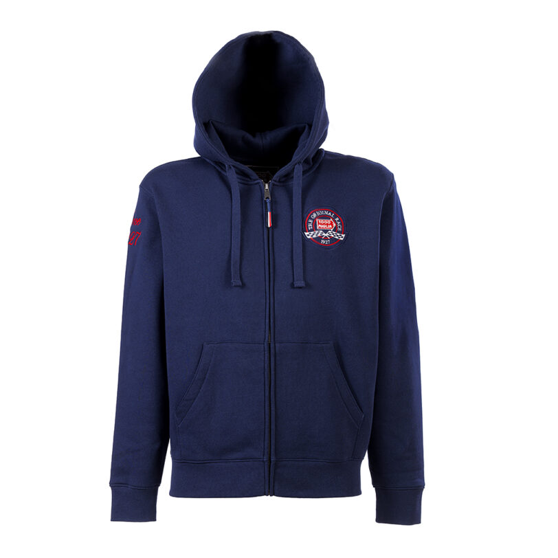 Felpa con cappuccio blu navy originale 1000 Miglia
