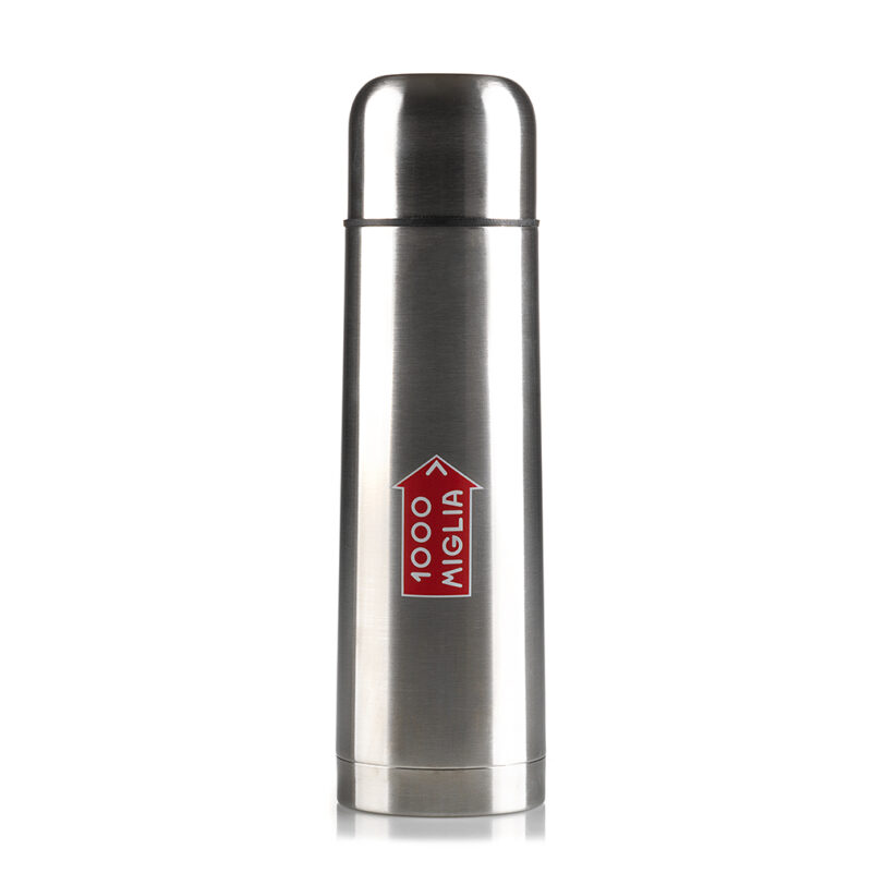 thermos grigio metallizzato originale 1000 Miglia