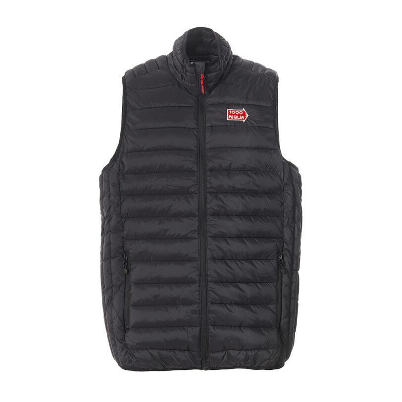 Piumino senza maniche nero originale 1000 Miglia