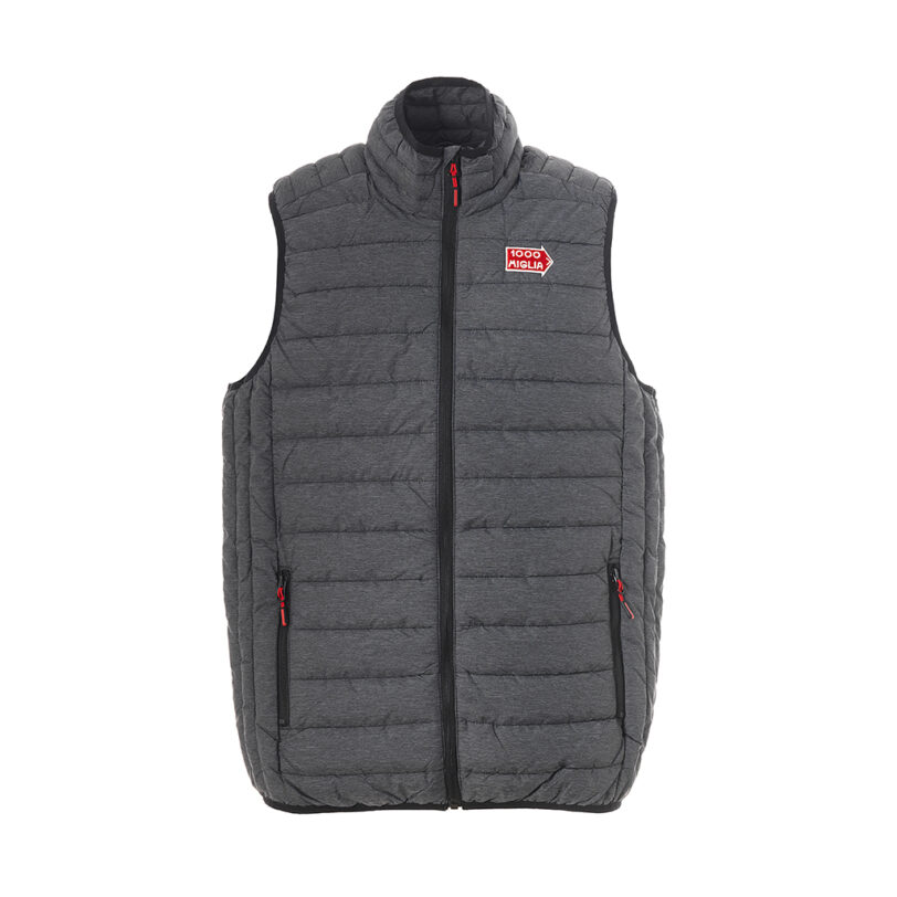 Piumino senza maniche grigio originale 1000 Miglia