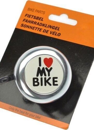 Campanello bicicletta scritta I LOVE MY BIKE Benson