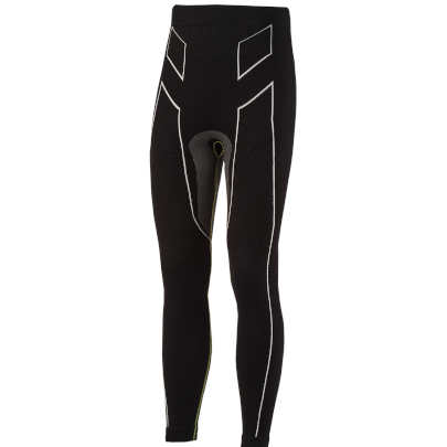 Pantaloni moto, bici e running tecnici sportivi antivento invernali neri e  bianchi XTECH 