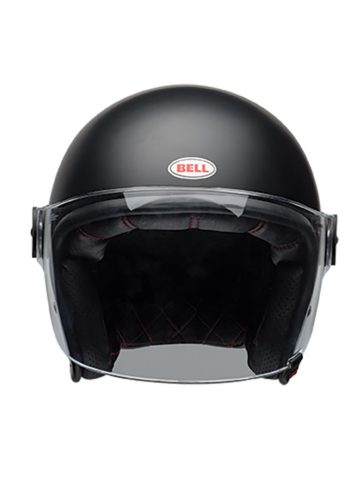 Casco JET BELL RIOT Solid Nero Opaco
