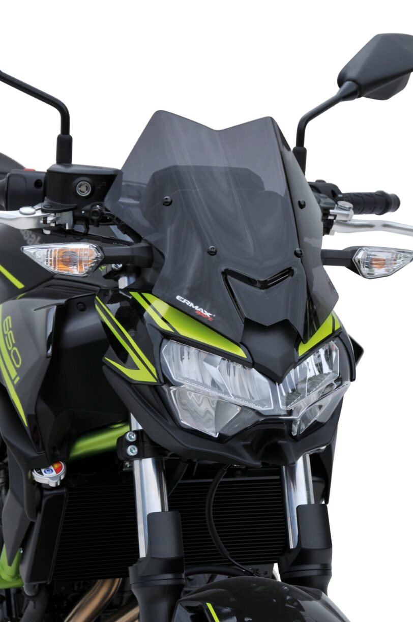Cupolino basso sportivo ( + kit fissaggio ) Ermax per z650 2020 grigio satinato opaco