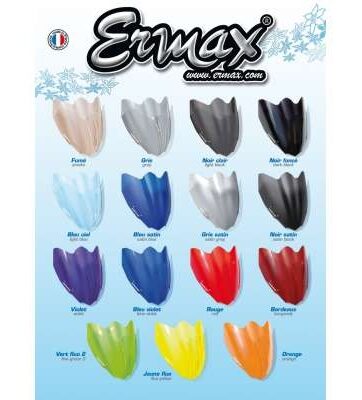 Parabrezza ERMAX altezza originale 40 cm per 125/250 X MAX 2006/2009 nero chiaro