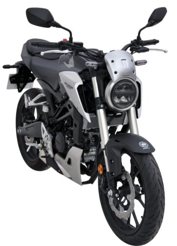 Cupolino  (19cm en abs painted + fix en aluminum ) Ermax per CB 125 R 2018 - 2019 - 2020 , gris métal mat 2018 / 2020(mat axis gray metallic [nh303m] )