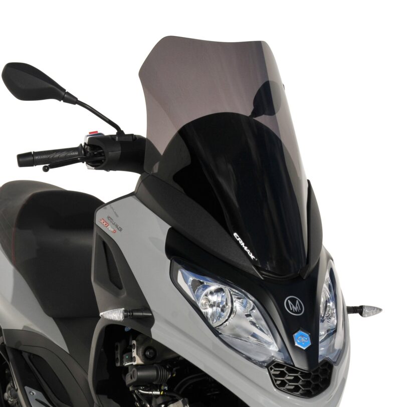 Cupolino parabrezza touring sport (60cm ) Ermax per MP3 300 HPE and HPE sport 2019 - 2020 grigio satinato opaco