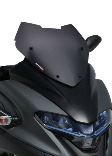 Cupolino basso sportivo  (41cm ) Ermax per TRICITY 300 2020 - 2021 grigio satinato opaco