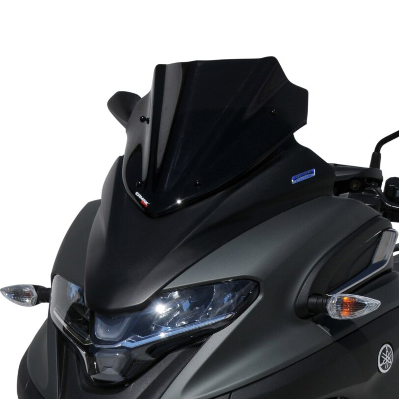 Cupolino parabrezza   scooter supersport (30cm ) Ermax per TRICITY 300 2020 - 2021 grigio satinato opaco