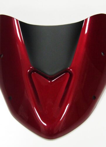 Mascherina anteriore (+ fitting kit . 20cm ) Ermax per CB1000 R 2018  2019  2020  rosso metallizzato / nero opaco  rouge métal/noir mat 2018/2020(candy chromosphere red [r 381]