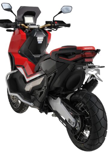 Parafango anteriore (+ engine cover of chain en aluminum anodized 2 parts ) Ermax per XADV 2017  2018  2019  2020  grigio  grey moonstone 2019/2020(matte moonstone silver metallic [nh378m] )