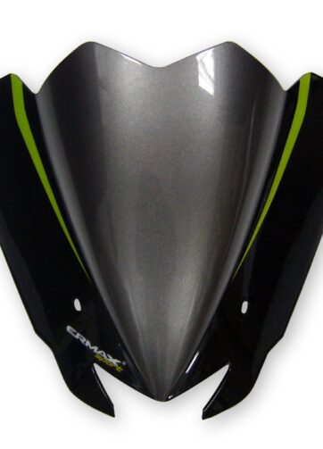 Mascherina anteriore (27 cm ) Ermax per Z 1000   2014  2015  2016  2017  2018  2019   grigio / verde  gris mat / vert (Z1000 R edition ) 2018(metallic matte carbon gray [51b]