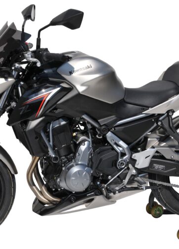 Parafango anteriore Ermax per Z 650 2017 Bianco / nero metallizzato  white/metal black 2017(new pearl flat white [40x]