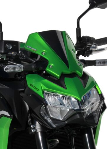 Mascherina anteriore (23 Bianco / nero / verde 5cm ) Ermax per z900 2020