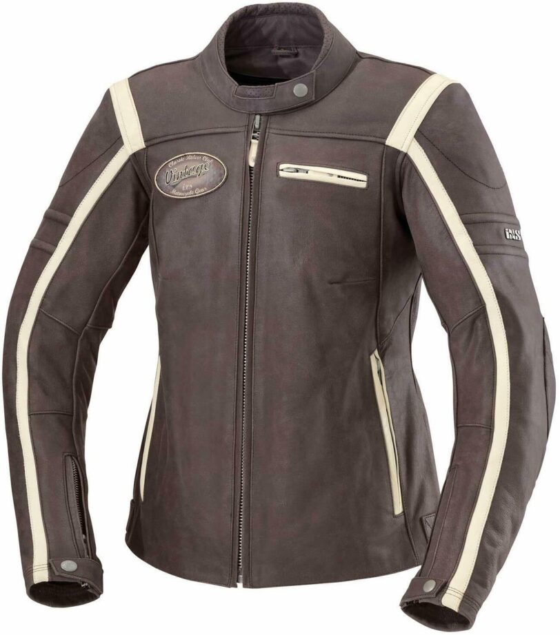 Giacca Moto Donna IXS in Pelle – Moto Vintage