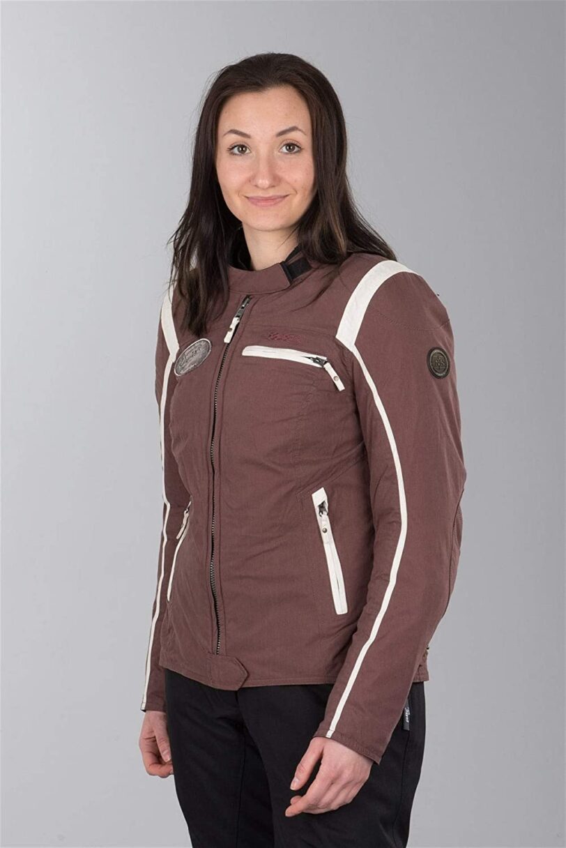 IXS Ridley Giacca in tessuto Ladies Marrone/Bianco