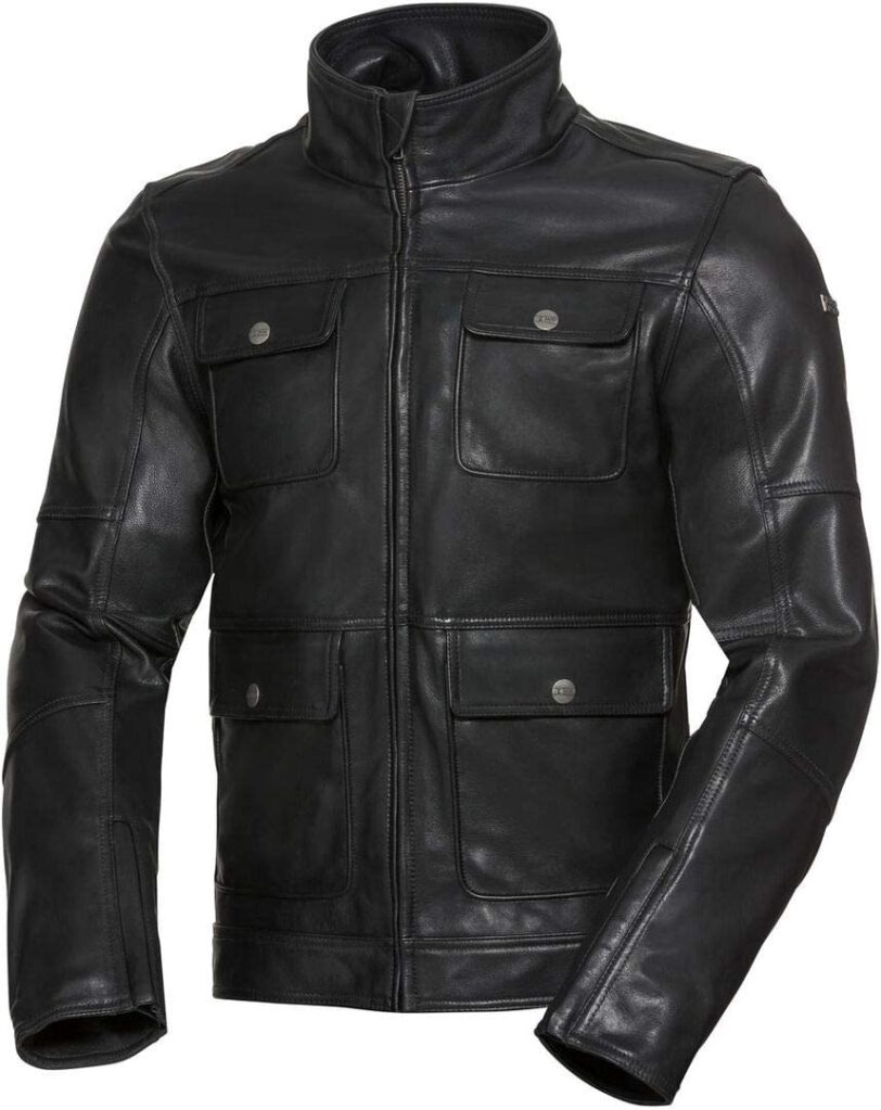 IXS Nick - Giacca in pelle da uomo Nero - Taglia 50