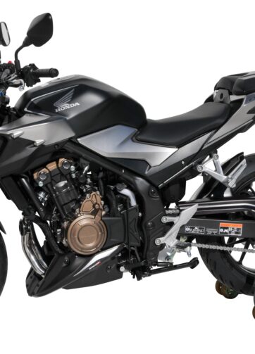 Parafango anteriore (evo ) Ermax per CB500 F 2019  2020 arancio metallizzato / nero brillante  orange métal/noir glossy 2019/2020(candy energy orange [yr249c]