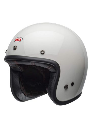 Casco BELL JET custom 500 dlx vintage Bianco