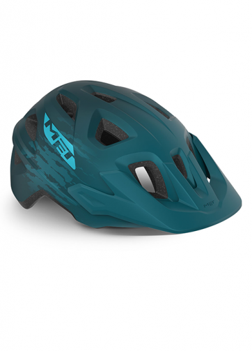 casco met echo blu petrolio