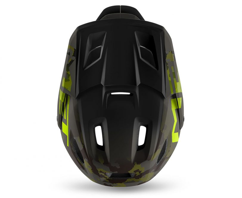 Casco bici MTB, Trail, E-mtb MET PARACHUTE MCR MIPS Camo Verde Lime - immagine 4
