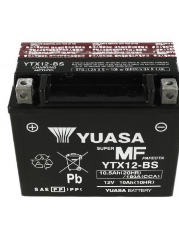 Batteria Yuasa YTX12-BS per Kawasaki ZZR 600 93-06