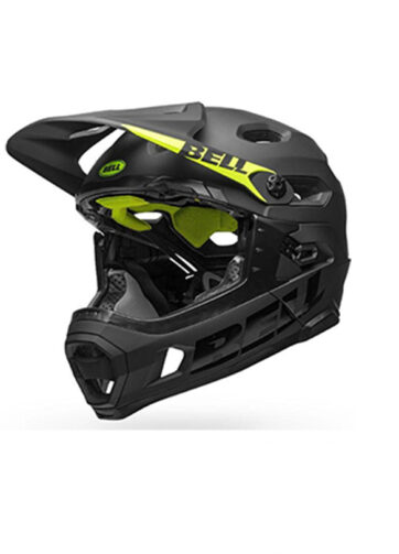 BELL Casco bici mtb Super DH Spherical MATTE/GLOSS BLACK/HI-VIZ