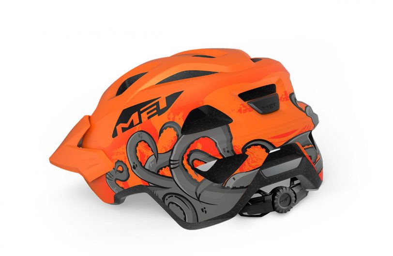 Casco bici MTB per Bambini MET ELDAR ARANCIONE POLIPO OPACO - immagine 2