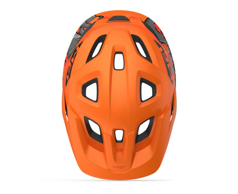 Casco bici MTB per Bambini MET ELDAR ARANCIONE POLIPO OPACO - immagine 3