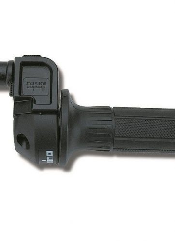 domino comando gas senza manopola - movimento orizzontale materiale: alluminio finitura supporto: verniciato nero tipo cavo: mono cavo rapidit: 3,6 mm corsa max: 74 mm
