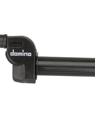 domino comando gas trial rapido. senza manopola. tubo bianco materiale: termoplasica finitura supporto: nero tipo cavo: mono cavo rapidit: 3,7 mm corsa max: 44 mm