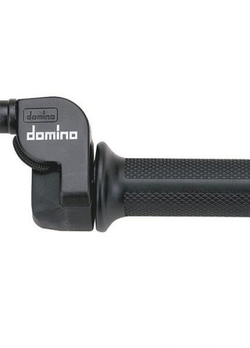 domino comando gas trial rapido. con manopla. materiale: termoplasica finitura supporto: nero tipo cavo: mono cavo rapidit: 3,7 mm corsa max: 44 mm