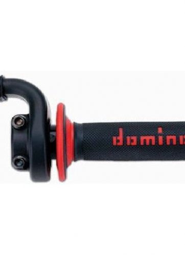 domino comando gas off road crossenduro mod. kre 03 rapido - desmodromico - senza manopolamateriale: aluminiooro. 2 cavi pushpull rapidit: 2,6 mm corsa max: 45 mm