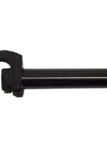 domino comando gas scooter senza manopola - lunghezza tubo 119mmmateriale: alluminio nero.mono cavo