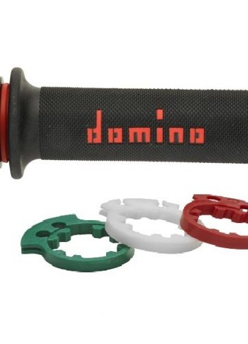 domino comando gasracing stradale xm2 con manopola calzata materiale: alluminio nero