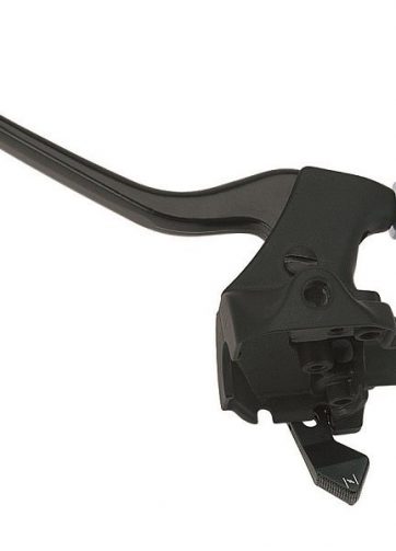 domino comando portaleva per  scooter con leva in alluminio pressofuso e leva aria  lato: sinistro fulcro: 24 mm lunghezza: 140 mm accessori: 2071.61