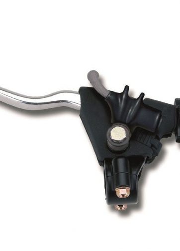 domino comando portaleva off road endurocross con leva in duroalluminio forgiato, protezione leva in plastica e levetta aria  lato: sinistro  fulcro: 26 mm lunghezza: 167 mm accessori: 2290.60