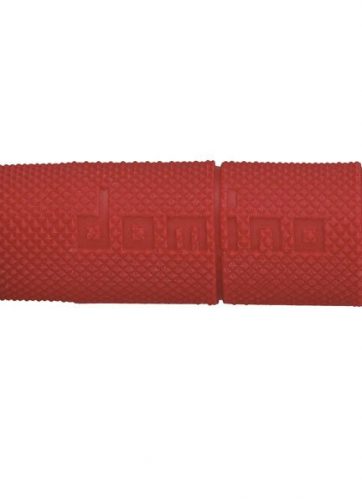 domino coppia manopole cross rosse in gomma per moto off road enduro / cross lunghezza: 118 mm accessori: 97.5595.04-00