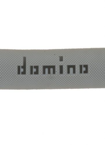 domino coppia manopole bicolore grigio / nero per moto stradali  /  racing in materiale bicomponente lunghezza: 120 mm e 125 mm accessori: 97.5595.04-00