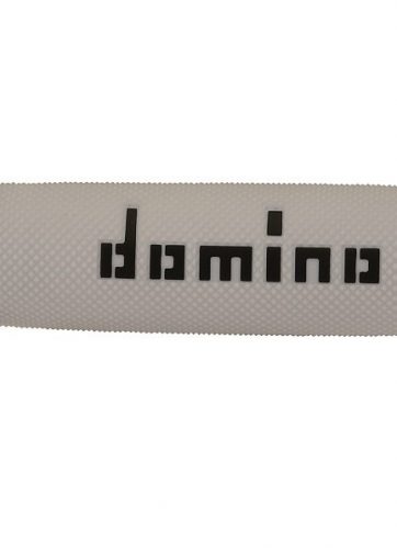 domino coppia manopole bicolore bianco / nero per moto trial in materiale bicomponente lunghezza: 125 mm accessori: 97.5595.04-00