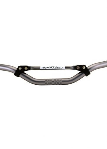 domino manubrio in alluminio autotemprante colore antracite scuro per scooter naked dimensioni:lunghezza: a - 651 mm altezza: c - 138 mm sporgenza: d - 93 mm diametro: 22 mm