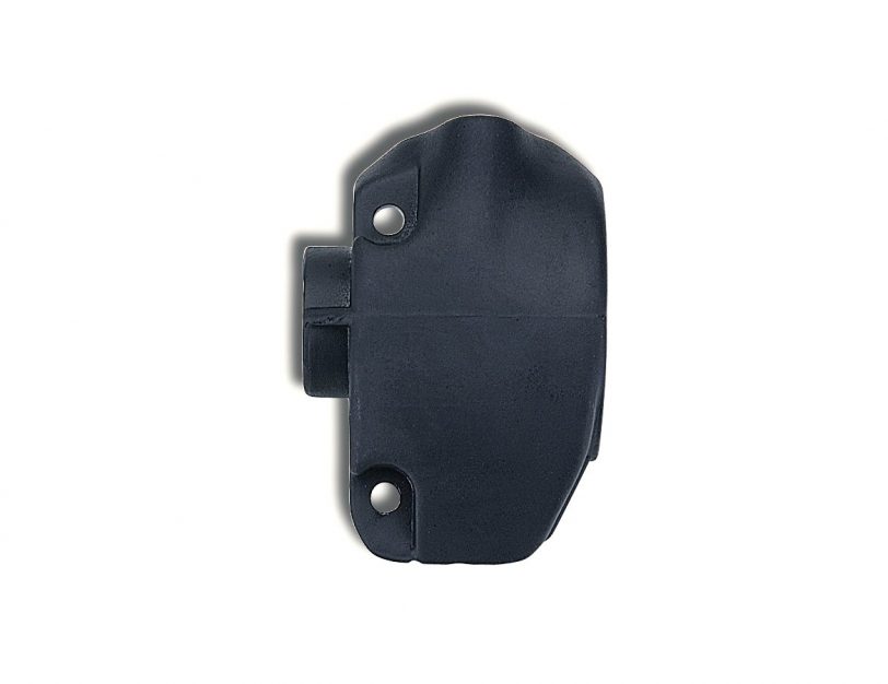 Calotta posteriore DOMINO nero verniciato in alluminio per dispositivi elettrici sinistri per moto stradali 2112.04