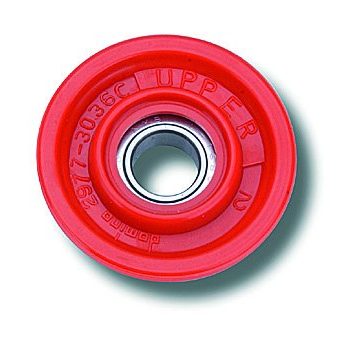 carrucola in tecnopolimero domino rosso cross enduro offroad con cuscinetto a sfere per comandi gas 2207.91