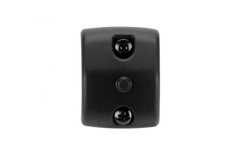 Calotta posteriore DOMINO nero in tecnopolimero per dispositivi elettrici sinistri serie 2b 97.4522.04