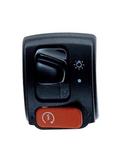 dispositivo destro domino nero con calotte in tecnopolimero lunghezza cavo 180 mm 0043ab.2b.04-01