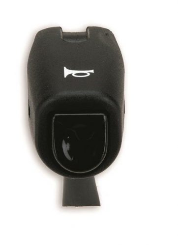 dispositivo destro domino nero con calotte in tecnopolimero lunghezza cavo 430 mm 0214ab.9b.04-01