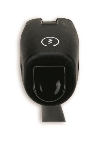 dispositivo destro domino nero con calotte in tecnopolimero lunghezza cavo 430 mm 0254ab.9b.04-01