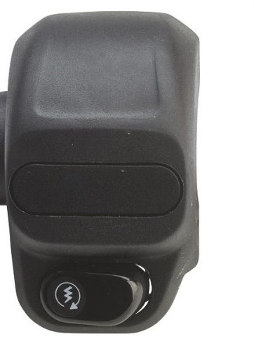 dispositivo destro domino nero con calotte in tecnopolimero lunghezza cavo 690 mm 0319ab.2a.04-00