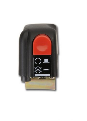 dispositivo destro domino nero con calotte in tecnopolimero lunghezza cavo 1000 mm 0350ab.9a.04-00
